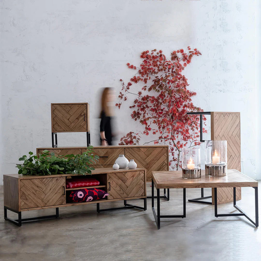 Herringbone Console