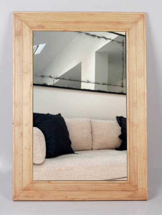 Minimalistic Wood Mirror - The DecFair