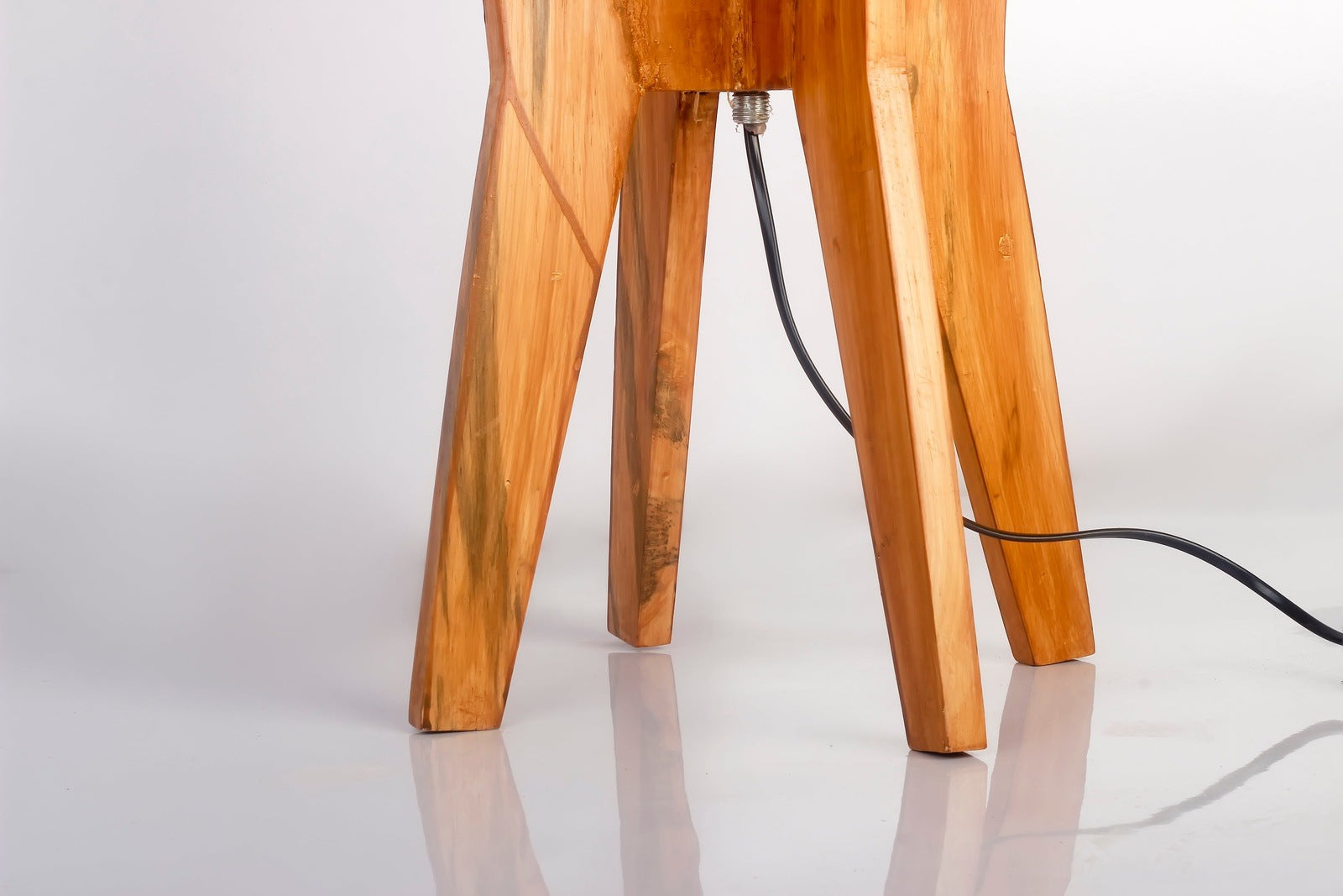 wooden texture lamp - The DecFair