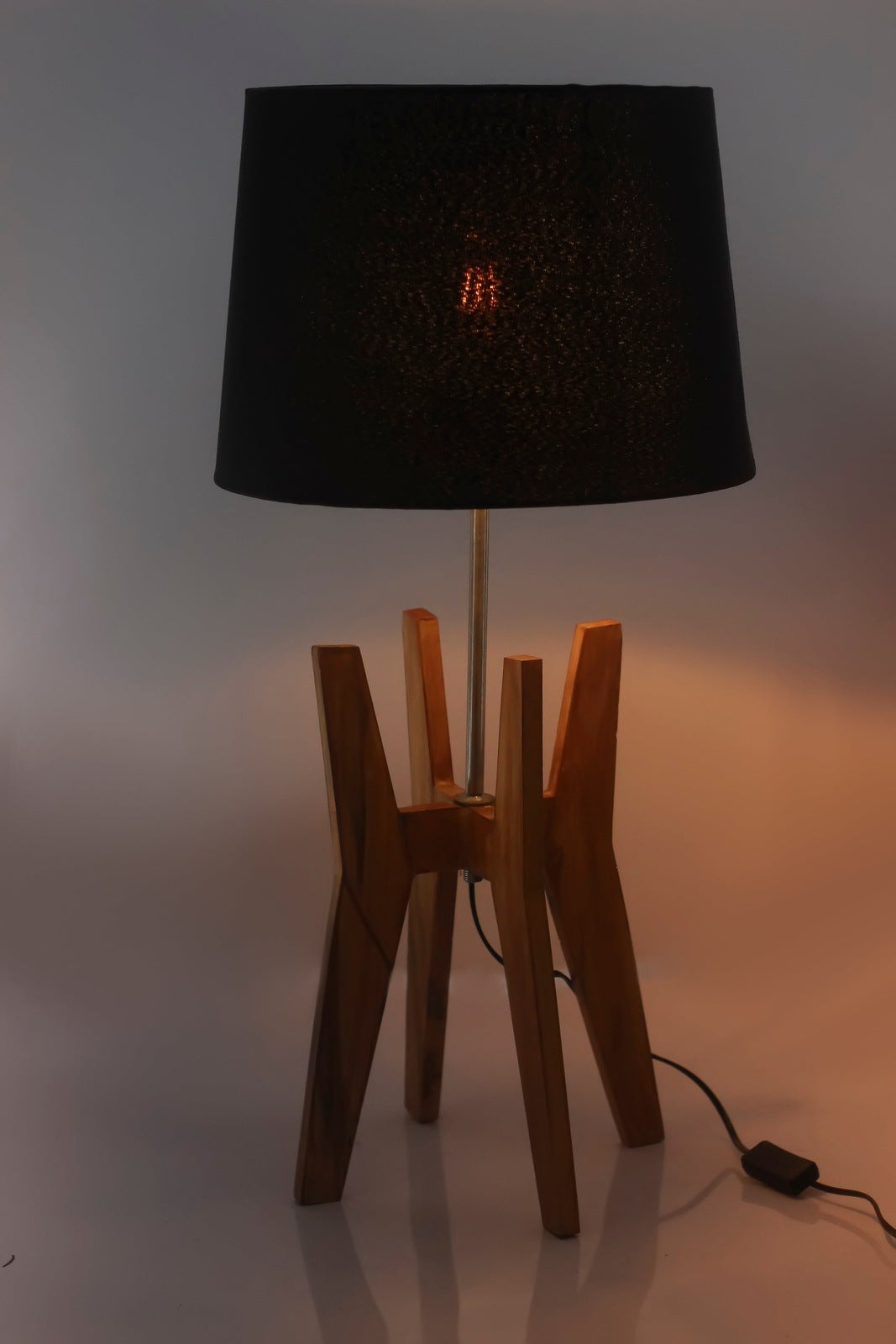 wooden texture lamp - The DecFair