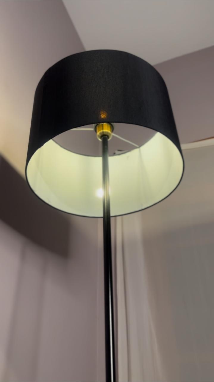 Black Table Top Floor Lamp