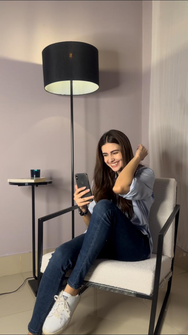 Black Table Top Floor Lamp