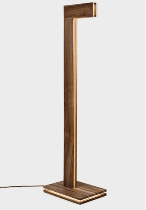 Handmade Wood Led Floor Lamp - The DecFair