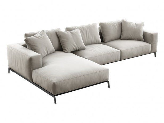 7-Seater Velvet Sofa